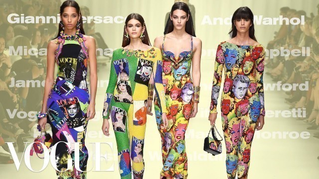 'Why Versace’s Spring 2018 Tribute Collection Was the Best Show Ever | Vogue'