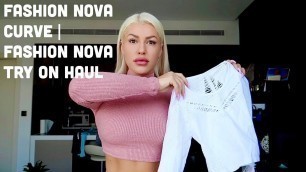 'ACTIVE WEAR FASHION NOVA CURVE |FASHION NOVA TRY ON HAUL'