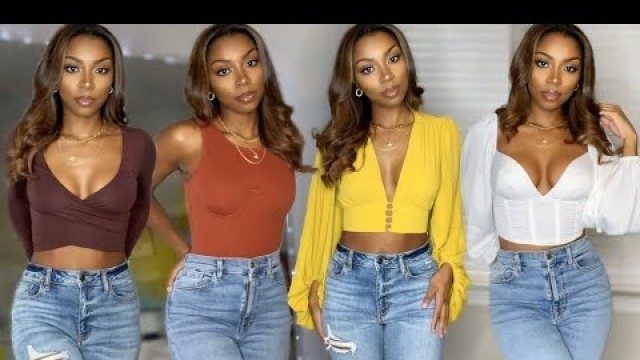 'FALL FASHION NOVA TRY-ON CLOTHING HAUL (Denim Jeans, Bodysuits, and more!)'