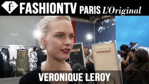 'Veronique Leroy Spring/Summer 2015 BACKSTAGE | Paris Fashion Week PFW | FashionTV'