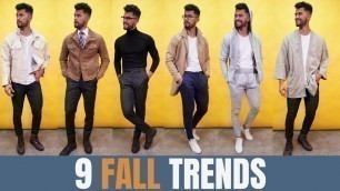 '9 Fall Style Staples All Men Must Own'