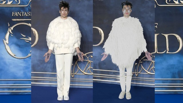 'EZRA MILLER LOOK-A-LIKE Recreates Red Carpet Looks'