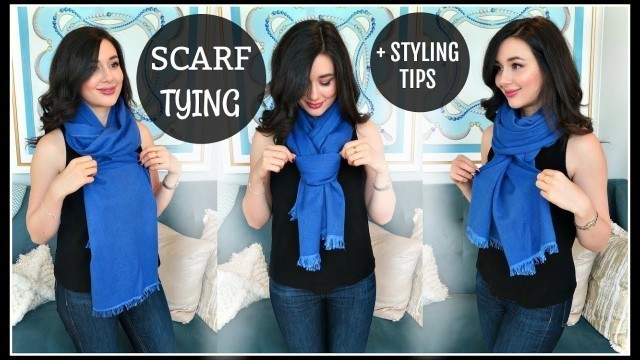 '14 SCARF TYING IDEAS + STYLING TIPS'