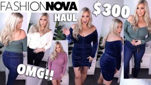 '$300 FASHION NOVA TRY-ON HAUL!'