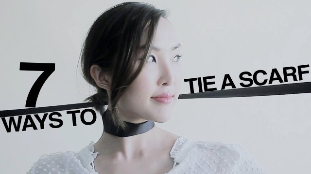 '7 Ways to Tie a Thin Scarf'