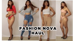 'INDIAN GIRL TRIES MORE FASHIONNOVA OUTFITS | SUMMER TRY ON HAUL | Bosslady Shruti'