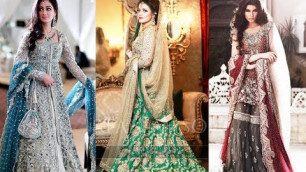 'Pakistani Bridal Latest Wedding & Walima Dresses Collection  Pakistan Bridal Dresses'