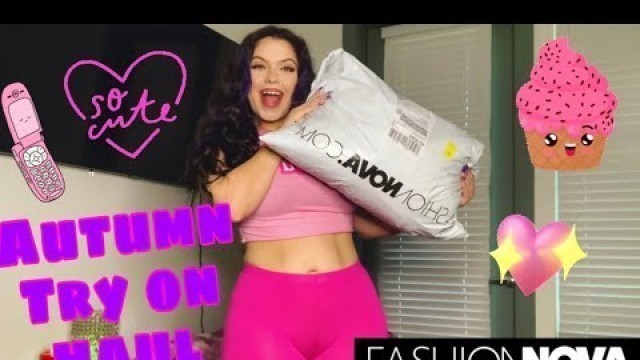 'FALL FASHION NOVA TRY ON HAUL #fashionnova'