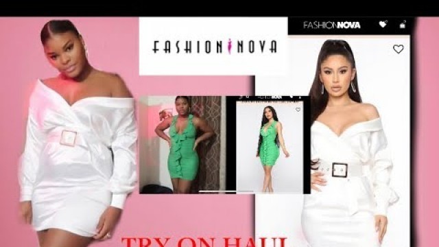 'FASHIONNOVA TRY ON HAUL SPRING 2020 ||QUARANTINE EDITION'