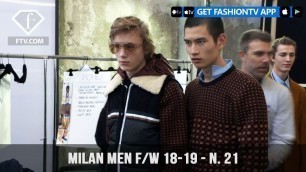 'N. 21 Milan Men\'s Fashion Week Fall/Winter 2018 American Inspired Collection | FashionTV | FTV'