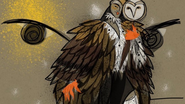 '❇️Fashion Illustration ProcessTimelapse on Tayasui Sketches app / iPad- Costume Design- the OWL'