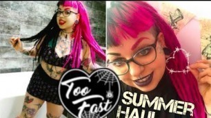 'Summer Goth Alternative Haul *Too Fast/Ratbaby Clothing* // Emily Boo'