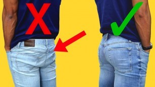 'How Jeans Should Properly Fit | AVOID Looking Like A Sauasage'