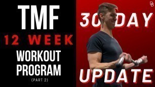 'Jose Zuniga\'s Workout 30 DAY UPDATE | Teaching Mens Fashion (TMF) 12 Week Workout Program (Pt. 2)'