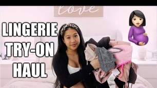 'fashion nova lingerie try-on haul 23 weeks pregnant (non maternity) | Selena Lim'