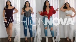 'FASHION NOVA TRY-ON HAUL!'