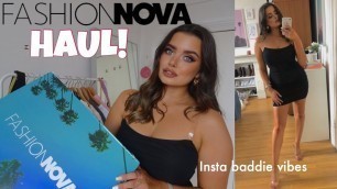 'HUGE FASHION NOVA TRY ON & FIRST IMPRESSIONS! Size 12 | Summer 2020 | Trying to be an insta baddie'