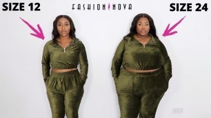 'Size 12 vs 24 Try On The Same Fashionnova IG Baddie Outfits'