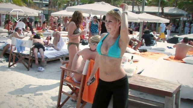 'fashiontv | FTV.com - The Look Better Naked fashion show Nikki Beach, Miami'