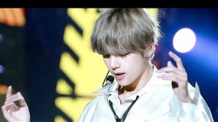 'BTS Taehyung V Fashion style on stage Inkigayo'