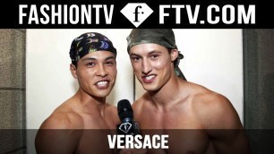 'Versace Show Backstage Spring/Summer 2016 | Milan Collections: Men | FashionTV'