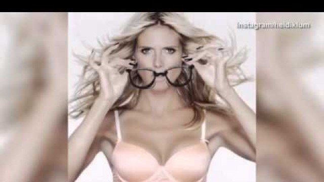 'Heidi Klum bare all in new advert for her intimates collection'