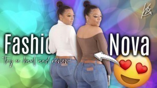 'Fashion nova Try on haul and review! Jeans and more!!!'