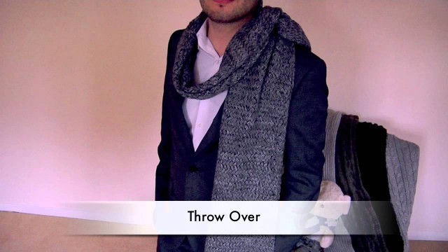 'How to Tie a Scarf - Men - Throw Over'