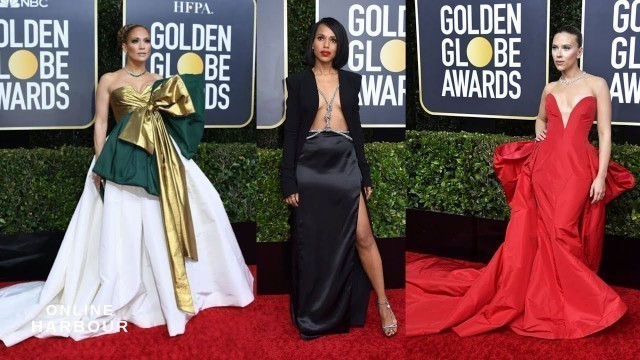 'Golden Globes Awards 2020 Red Carpet Fashion'