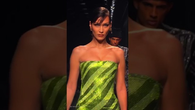 'Bella Hadid walks the runway at the Versace FW2020 fashion show'