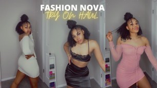 'FASHION NOVA Try on Haul!'