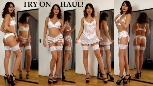 'BRIDAL LINGERIE TRY ON HAUL | FashionNova???  PART I'