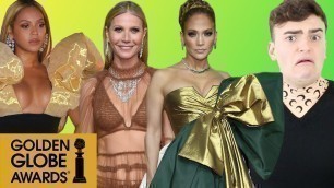 'GOLDEN GLOBES 2020 FASHION ROAST (who let jennifer lopez wear garbage gift wrapping?)'