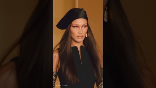 'Bella Hadid walks the runway at the Versace FW2021 fashion show'