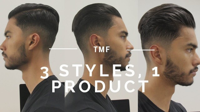 '3 Hairstyles Using 1 Product'