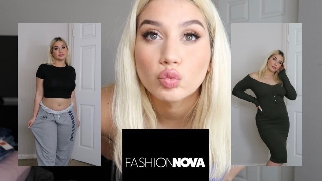 'a small fashion nova try-on haul'