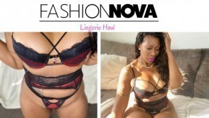 'Thick Girl Fashion Nova Lingerie Try On Haul | Lingerie Try On'