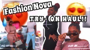 'Fashion Nova Try-On Haul | Vlogmas 2020 | Taya Smone'