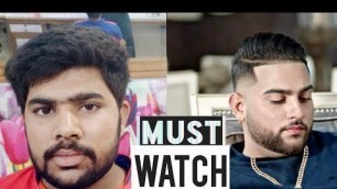 'KARAN AUJLA - Indian Punjabi Singer New Hairstyle ♥  & Haircut | Jeddah Salon'