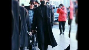 'BTS Kim taehyung airports fashion'