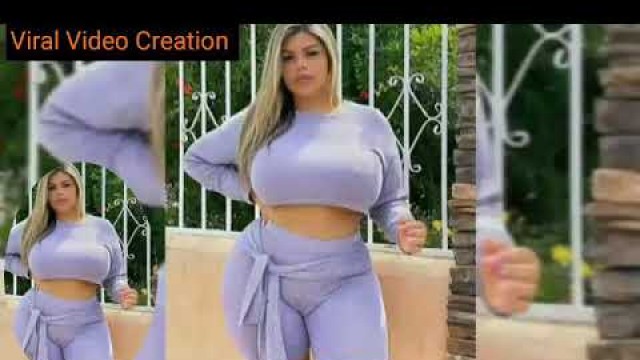 'Curvy Model || Plus Size Girl || Chubby Topless figure || Viral Video Creation || Hot & Sexy Bbw'