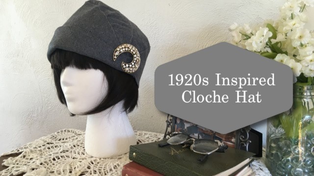 'DIY 1920s Style Cloche Hat'