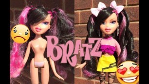 'Bratz Kina Transformation / How To Fix Really Bad Nylon Hair! | AzDoesMakeUp!'