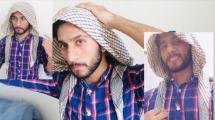 'How to wear Summer Headscarf || Easy Tutorial || Shemagh Ghotra style | Majid shah 2020'