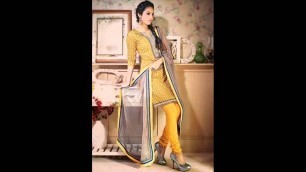 'Indian Fashion Churidar Salwar Suits 2015 Women Clothing'