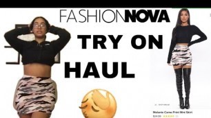 'FASHION NOVA TRY ON HAUL | REVIEW'