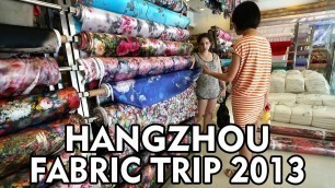 'Hangzhou Silk Fabric Trip 2013 - Fashion Design - Emily Keller'