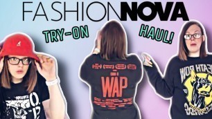 'FASHION NOVA GRAPHIC TEE TRY-ON HAUL!'