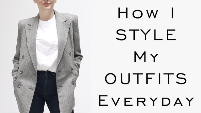 'How I Style my Outfits Everyday : Minimalist Wardrobe : Sustainable Fashion : Emily Wheatley'