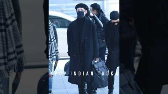 'BTS V Airport Fashion ||Taki Taki||Kim taehyung whatsapp status ||#btsshorts'